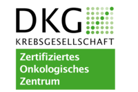 Zertifikat der Deutschen Krebsgesellschaft für zertifiziertes onkologisches Zentrum